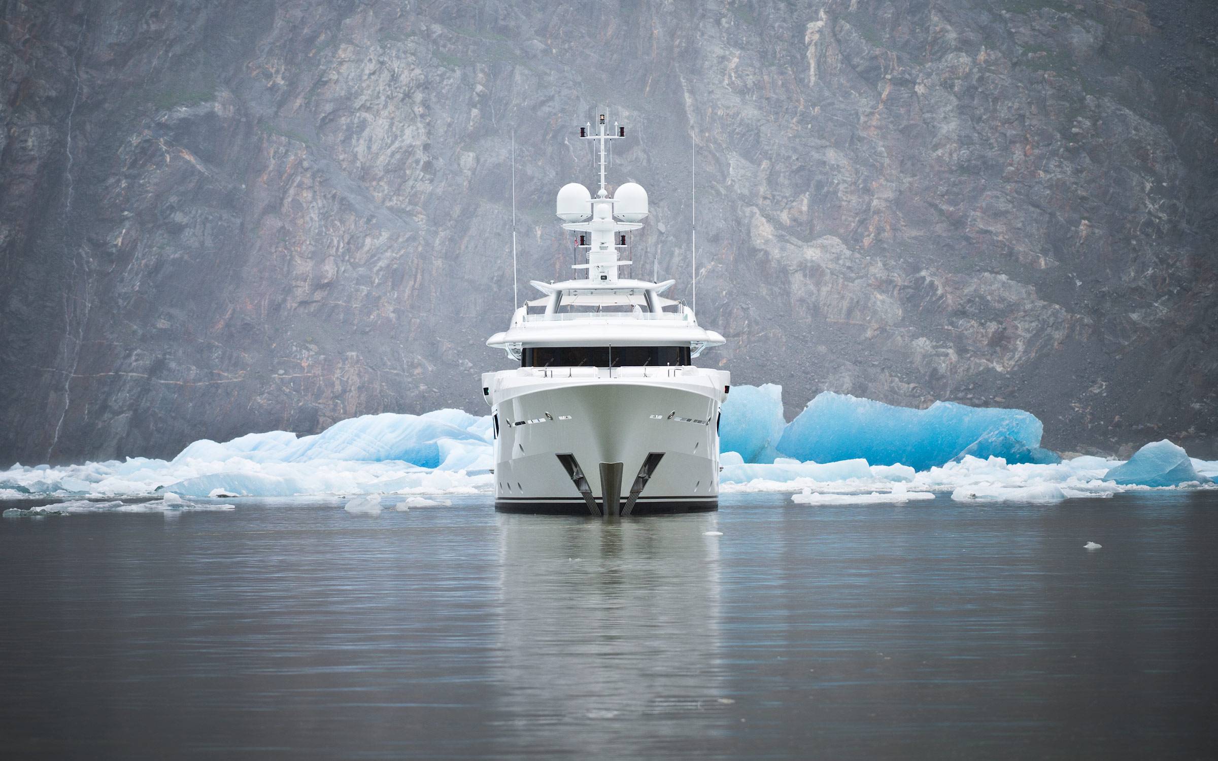 An Arctic adventure on an Amels 180 yacht